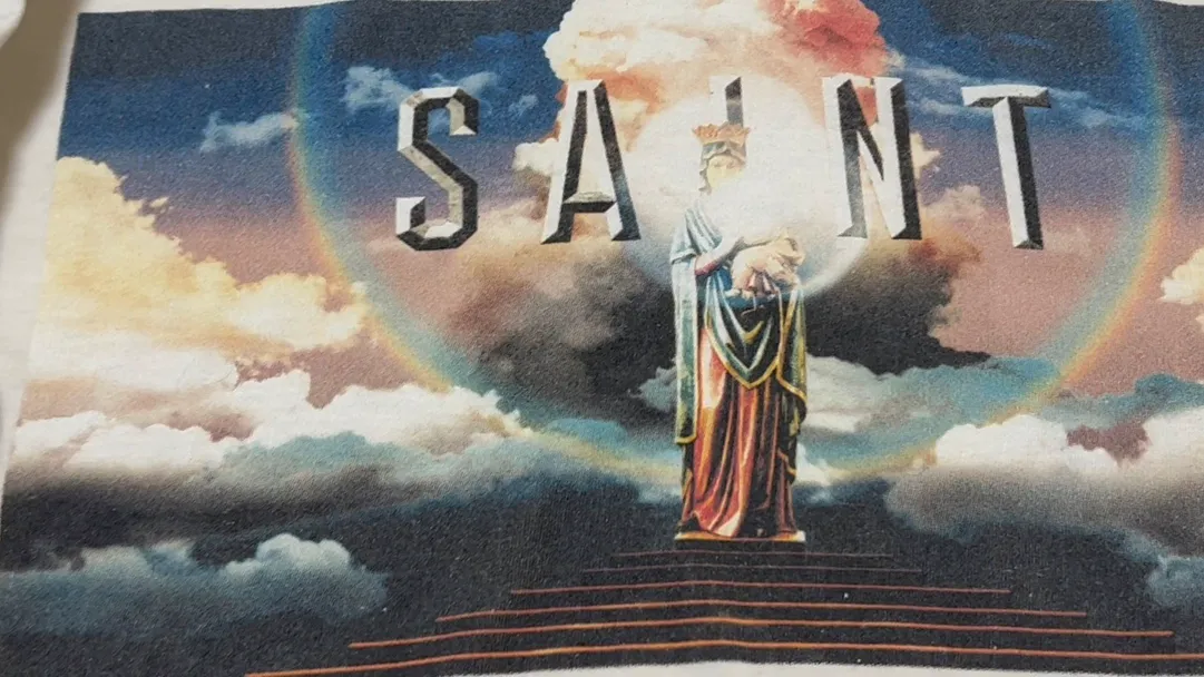 SAINT Mxxxxxx SAINT PICTURES L/S TEE/WHITE Columbia Pictures SAINT Goddess Long Sleeve Off-White S-XL Pays tribute to the Columbia Pictures Title Goddess. Full of fun. Ready-made clothes are washed. The texture is soaring. Authentic level printing is restored. Look for cylindrical seamless fabrics. It is almost meaningless if it is not a cylindrical fabric.